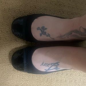 Prada ballet flats worn for 30 mins size 8.5 stretchy